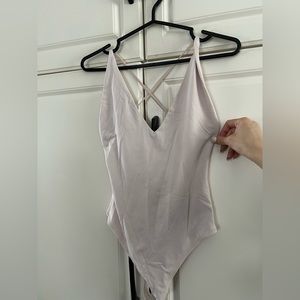 Dusty pink babaton bodysuit